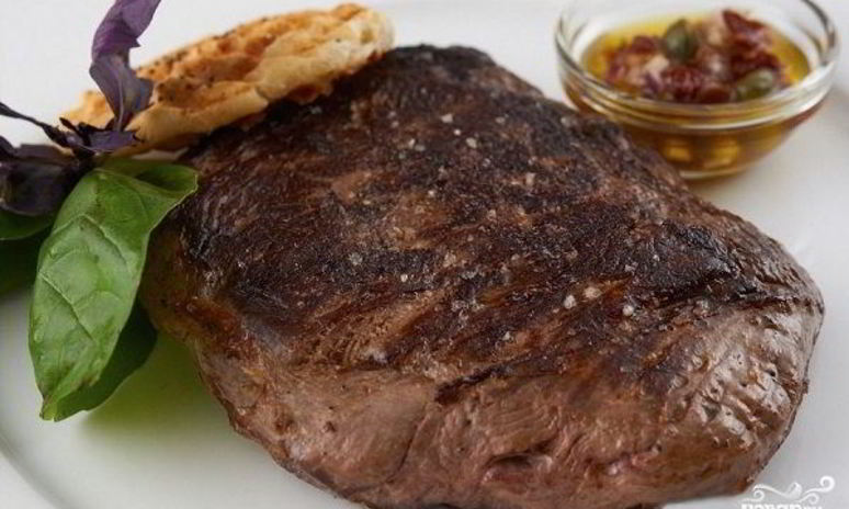 Рецепт стейка из конины