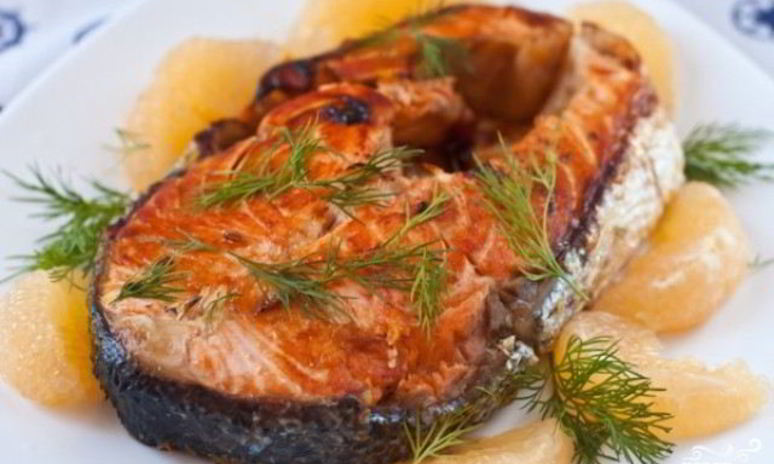 Рецепт стейка из лосося в мультиварке