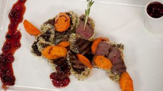 Стейк из оленины