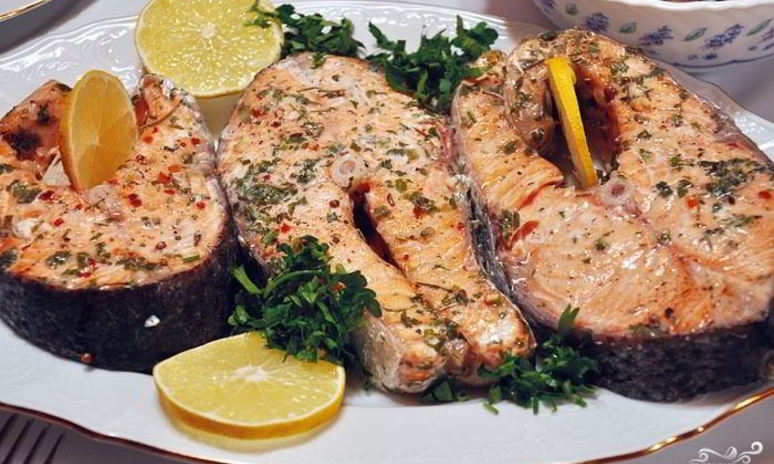 Рецепт стейка из рыбы в духовке