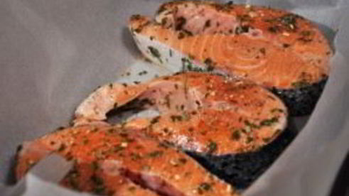 стейк из рыбы в духовке