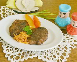 Стейк из свинины в фольге