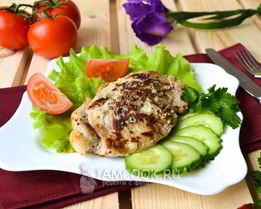 Стейк из свинины в мультиварке