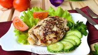 Стейк из свинины в мультиварке