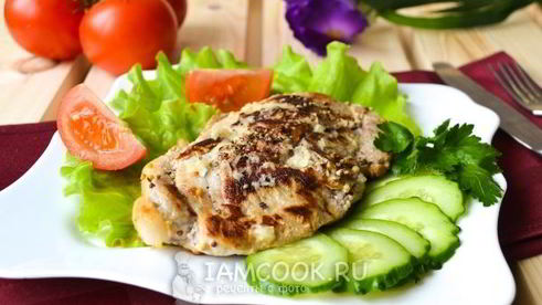 стейк из свинины в мультиварке