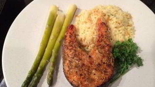 Стейки из семги в духовке