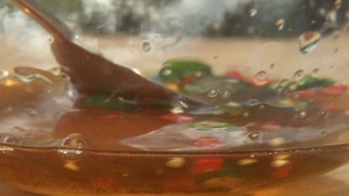 стейки из толстолобика с печеной морковью и овощами гриль