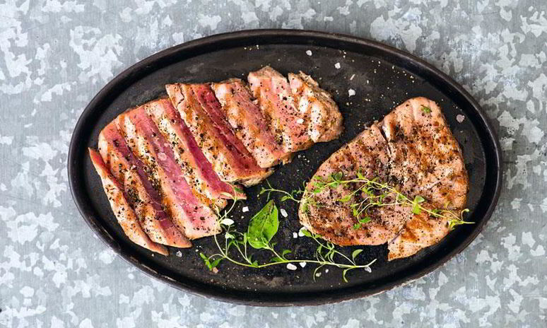 Рецепт стейков из тунца