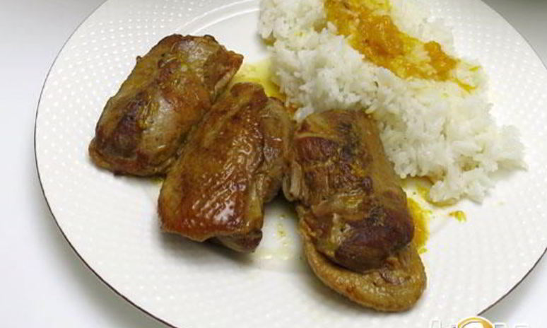 Рецепт стейков из утки с апельсинами в мультиварке