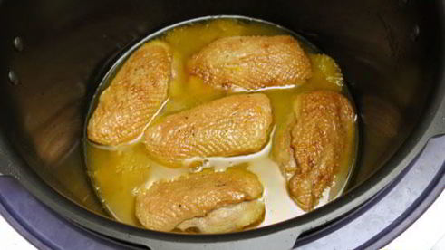 стейки из утки с апельсинами в мультиварке