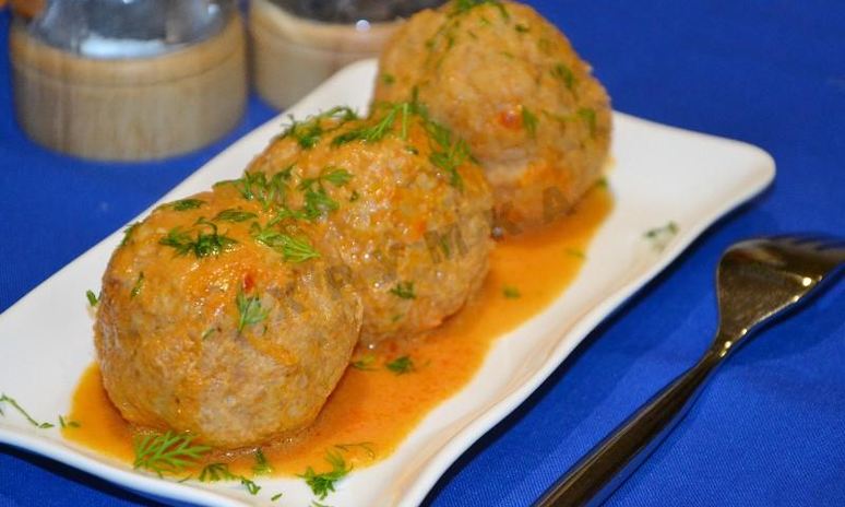 Рецепт мясных тефтелей с капустого