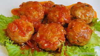 Острые тефтельки в томатном соусе