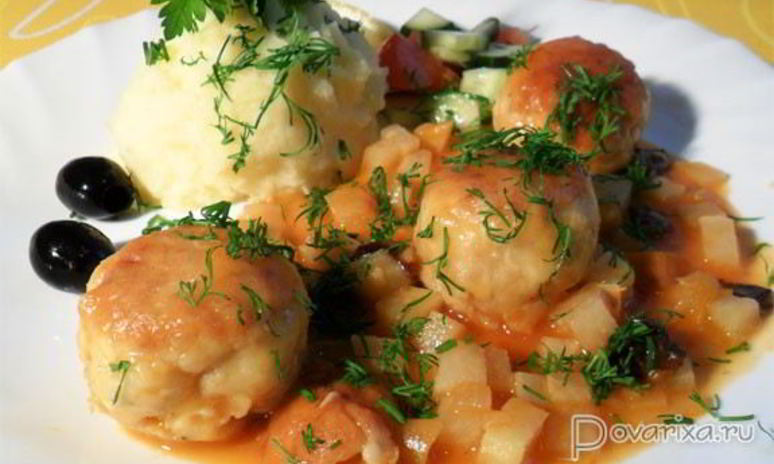 Рецепт рыбных тефтелей по-молдавски