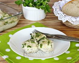 Рыбные тефтели в сметанном соусе