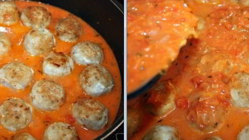 рыбные тефтельки в томатном соусе