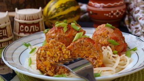 тефтели из индюшиного фарша с тыквой