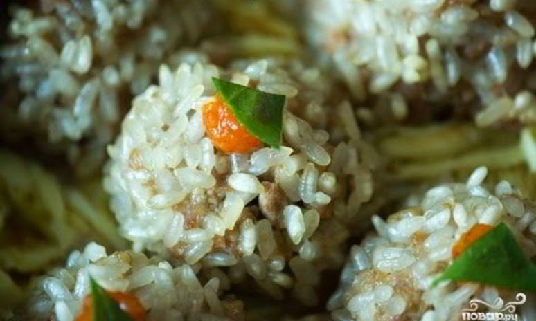 Рецепт тефтелей на пару