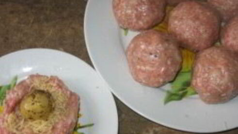 тефтели с картофелем