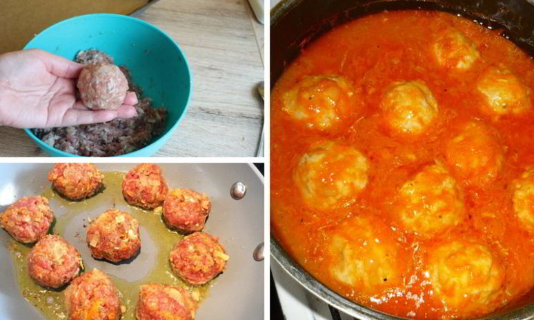 Рецепт тефтелей с начинкой