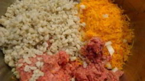 тефтели с перловкой