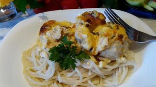 Тефтели с сыром в духовке