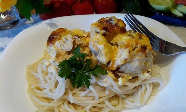 Рецепт тефтелей с сыром в духовке