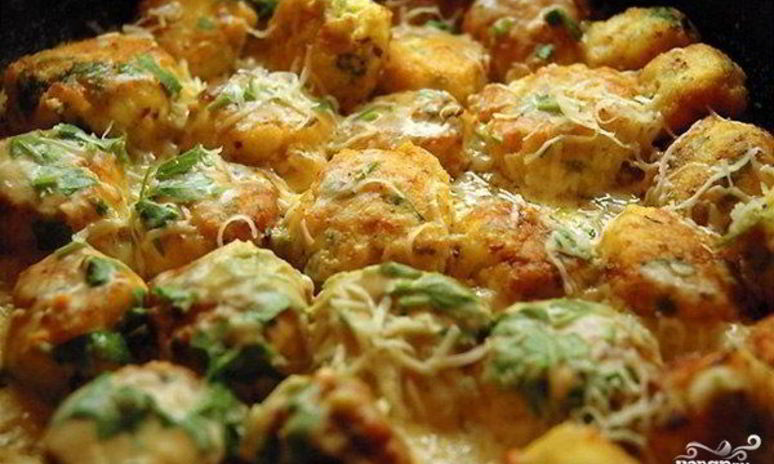 Рецепт тефтелей со сливками в духовке