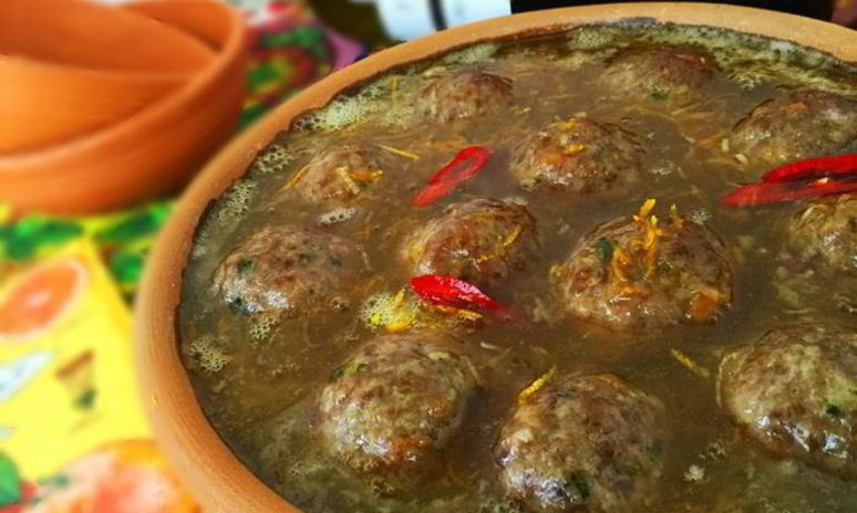 Рецепт тефтелей в апельсиновом соусе