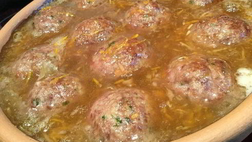 тефтели в апельсиновом соусе