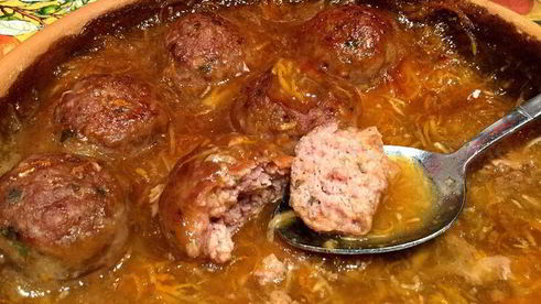 тефтели в апельсиновом соусе