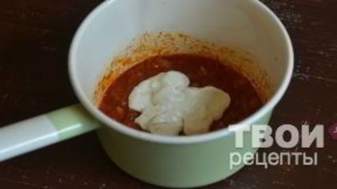 тефтели в томатно-сметанном соусе