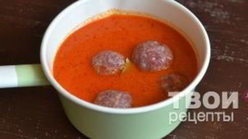 тефтели в томатно-сметанном соусе