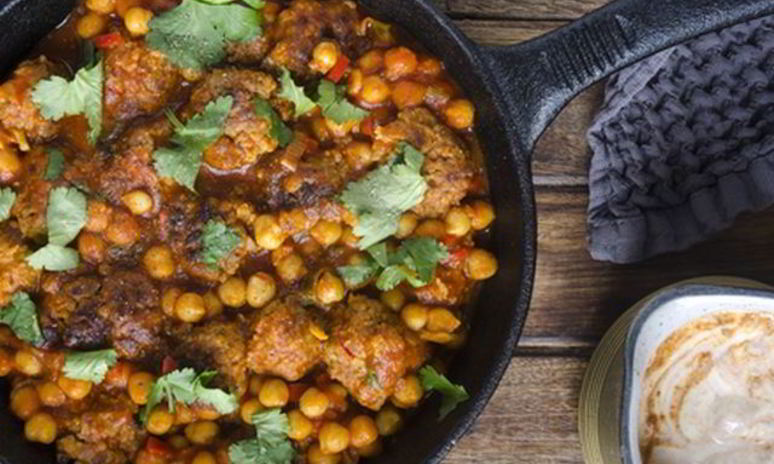 Рецепт тефтелей в томатном соусе с нутом