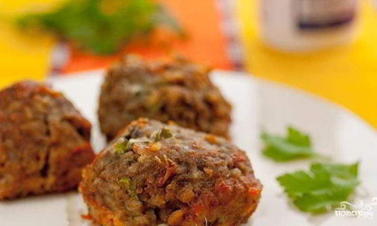 Рецепт вегетарианских тефтелей