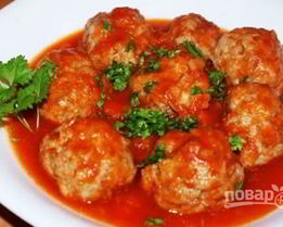 Вкусные тефтели с подливкой