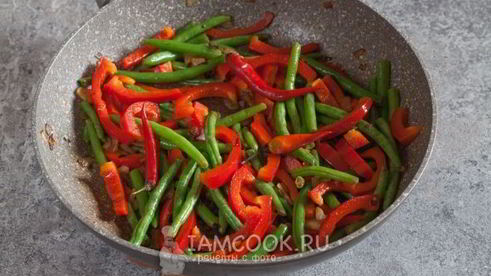 текс-мекс гарнир из фасоли и кукурузы