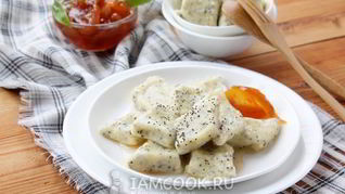 Ленивые вареники с творогом и маком