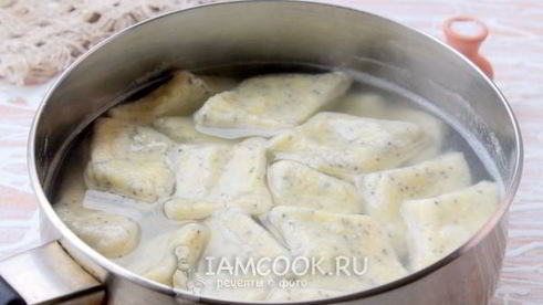 ленивые вареники с творогом и маком