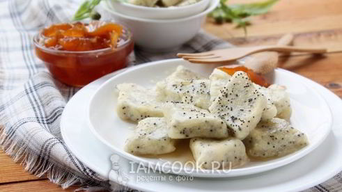 ленивые вареники с творогом и маком