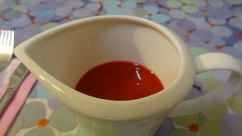 ленивые вареники с ягодным соусом кули