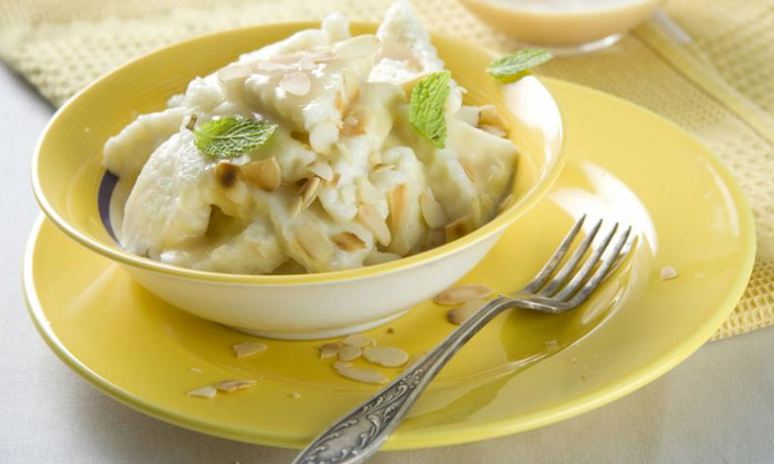 Рецепт ленивых вареников со сладким соусом