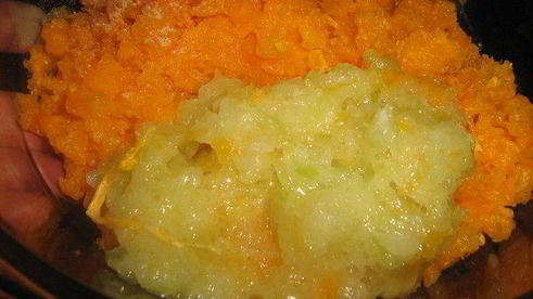 ржаные вареники с тыквой на пару, постные