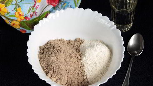 вареники из льняного теста с булгуром