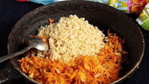 вареники из льняного теста с булгуром