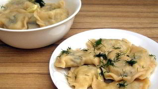 Вареники на молоке с картошкой