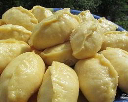 Вареники на пару