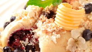 Вареники с черникой