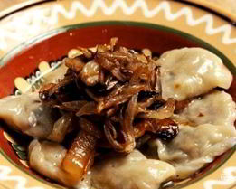 Вареники с фасолью