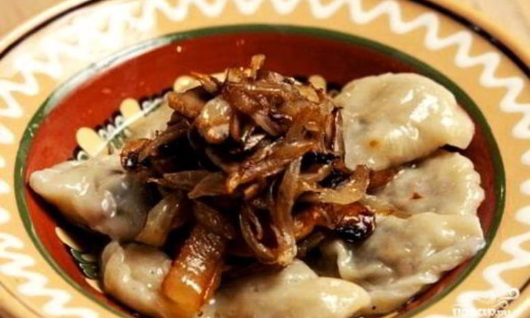 Рецепт вареников с фасолью