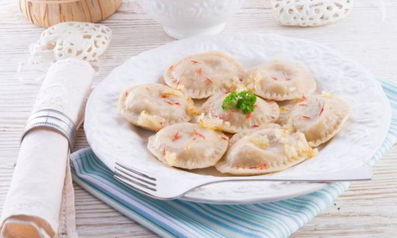 Рецепт вареников с гречкой и грибами